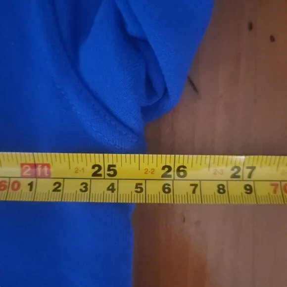 Champion Reverse Weave Crewneck Sweatshirt - Women's Blue w/Yellow Print - 2XL - Picture 8 of 9